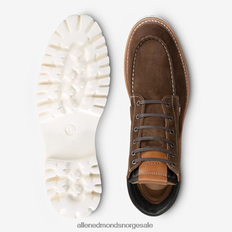 nei Allen Edmonds menn Silverlake snørestøvel snus brun semsket skinn 64B6Z436