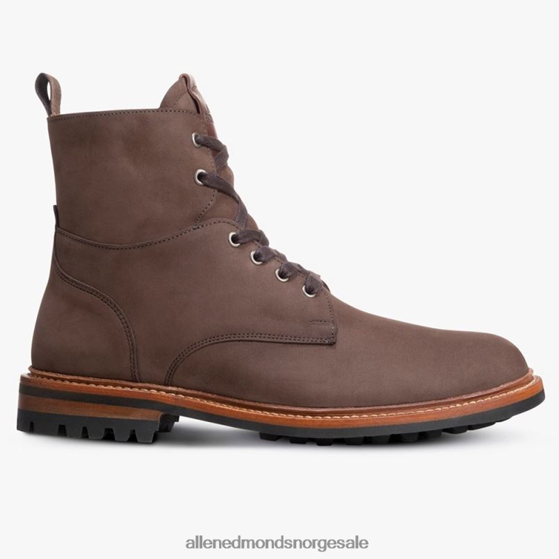 nei Allen Edmonds menn chapman værbestandig kampstøvel brunt semsket skinn 64B6Z405