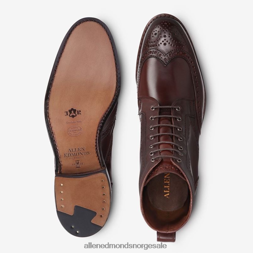 nei Allen Edmonds menn dalton shell cordovan kjole støvel chili cordovan 64B6Z481