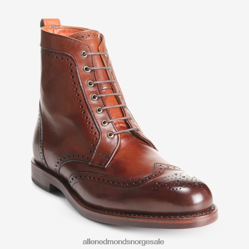 nei Allen Edmonds menn dalton wingtip kjole støvel mørk chili 64B6Z482