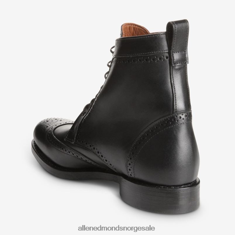 nei Allen Edmonds menn dalton wingtip kjole støvel med dainite gummisåle svart 64B6Z116