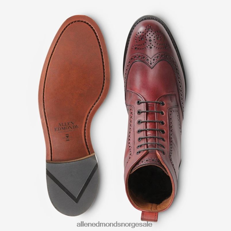 nei Allen Edmonds menn dalton wingtip kjole støvel okseblod 64B6Z106