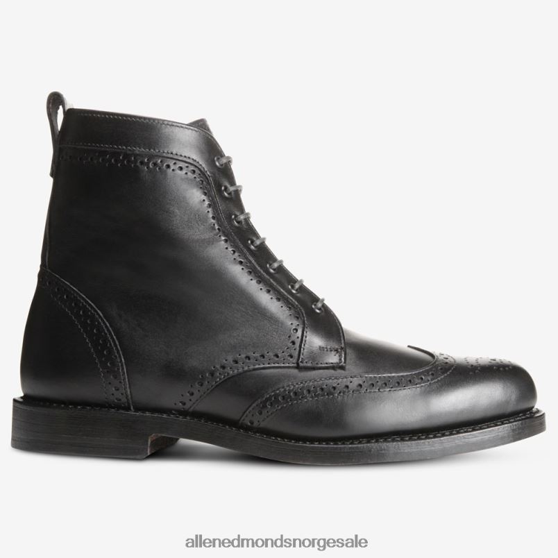 nei Allen Edmonds menn dalton wingtip kjole støvel svart 64B6Z142