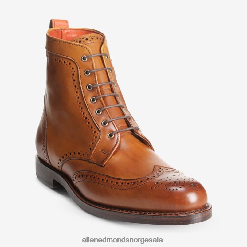nei Allen Edmonds menn dalton wingtip kjole støvel valnøtt brun 64B6Z483