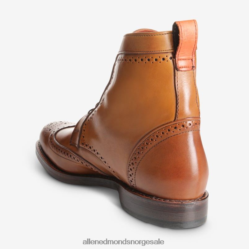 nei Allen Edmonds menn dalton wingtip kjole støvel valnøtt brun 64B6Z483