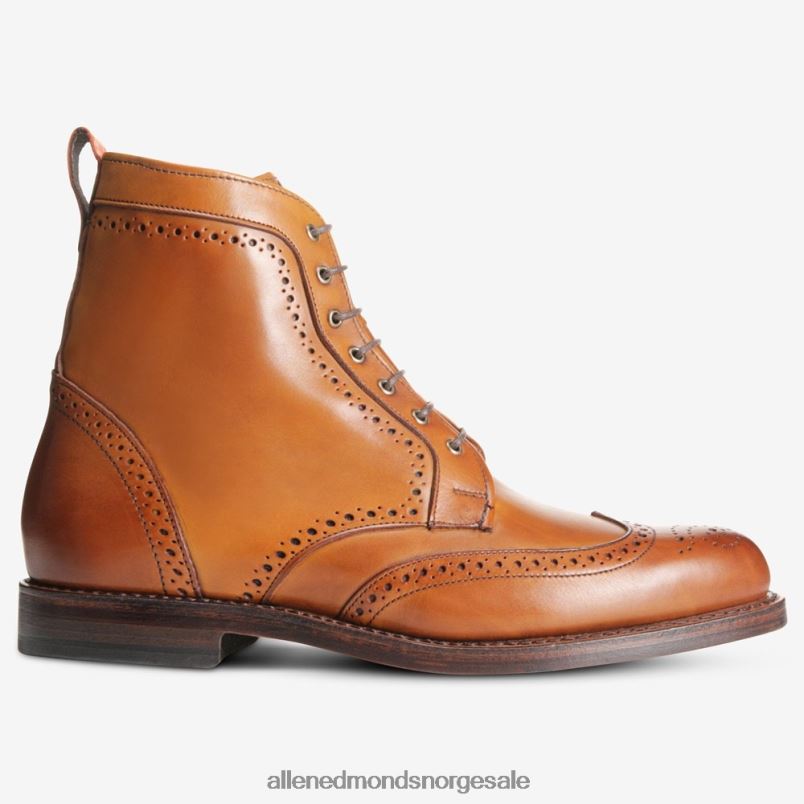 nei Allen Edmonds menn dalton wingtip kjole støvel valnøtt brun 64B6Z483