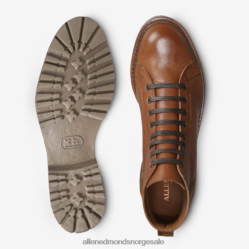 nei Allen Edmonds menn discovery snørestøvel konjakk 64B6Z123