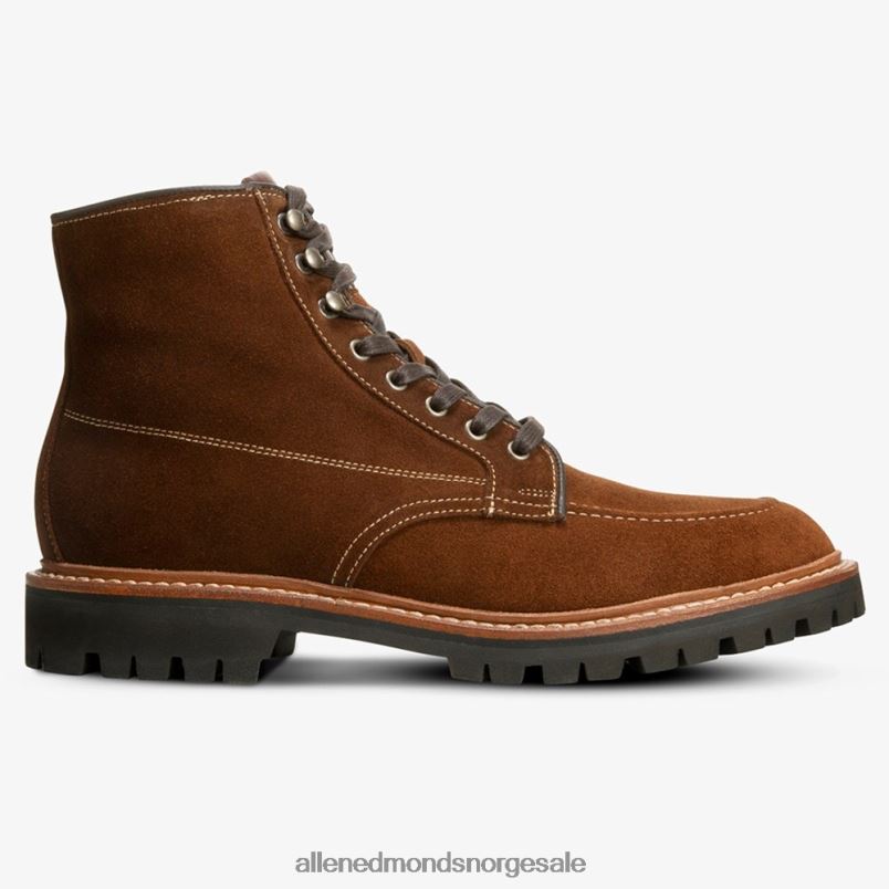 nei Allen Edmonds menn freeport værbestandig semsket støvel snus brun 64B6Z85