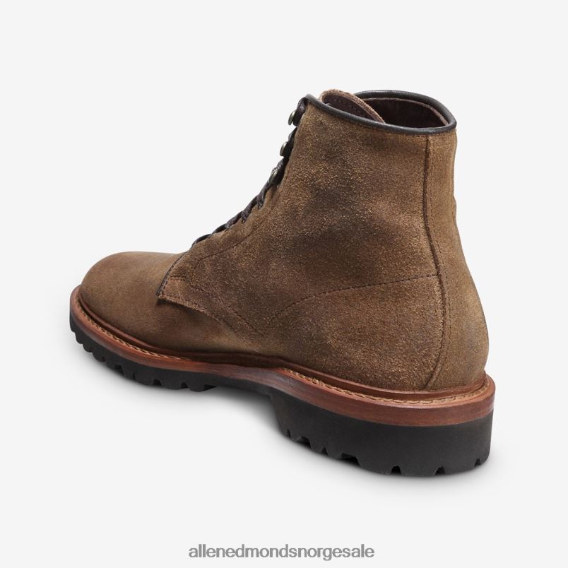 nei Allen Edmonds menn higgins mill boot med lug såle lysebrunt semsket skinn 64B6Z470
