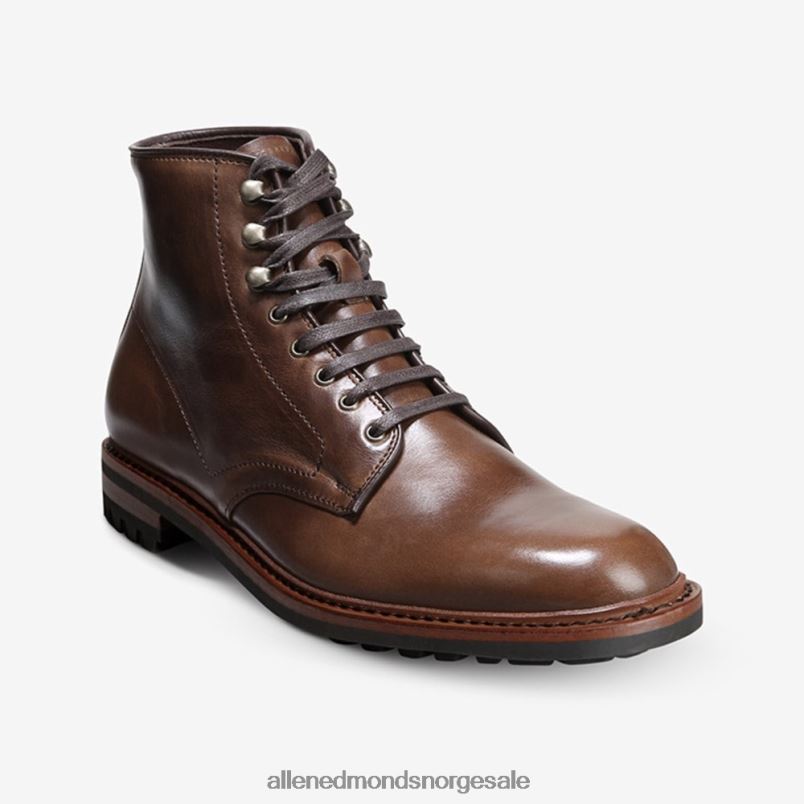 nei Allen Edmonds menn higgins mill boot med lug såle naturlig brunt skinn 64B6Z469