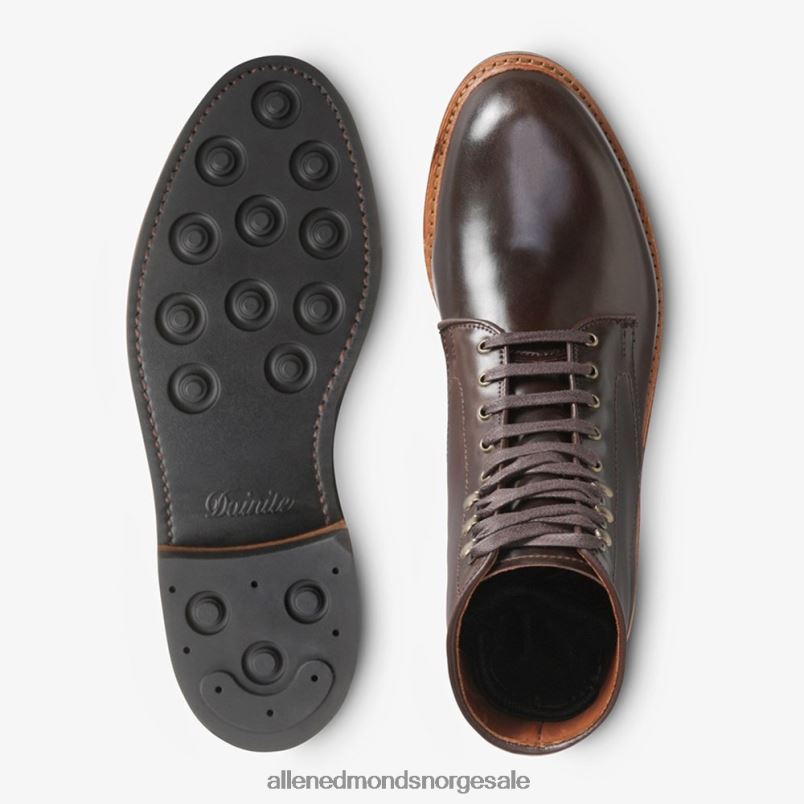 nei Allen Edmonds menn higgins mill støvel med skall cordovan skinn brun cordovan 64B6Z290