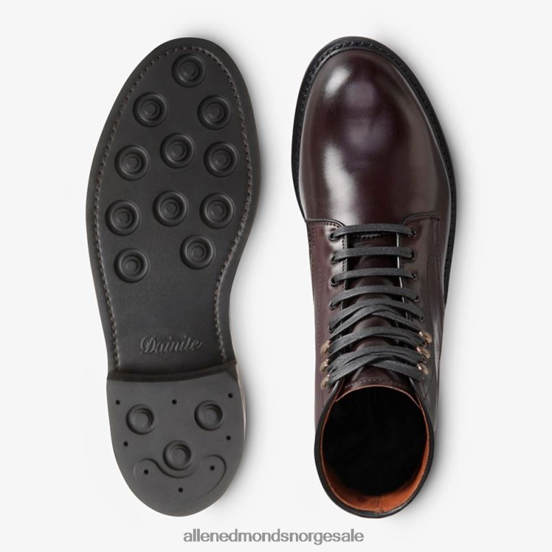 nei Allen Edmonds menn higgins mill støvel med skall cordovan skinn burgunder cordovan 64B6Z291