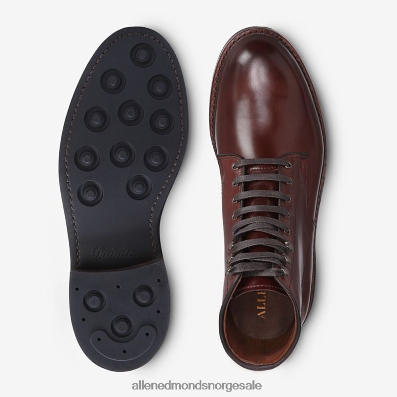 nei Allen Edmonds menn higgins mill støvel med skall cordovan skinn chili cordovan 64B6Z30