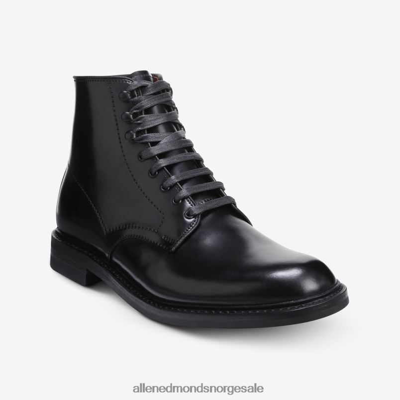 nei Allen Edmonds menn higgins mill støvel med skall cordovan skinn svart cordovan 64B6Z292