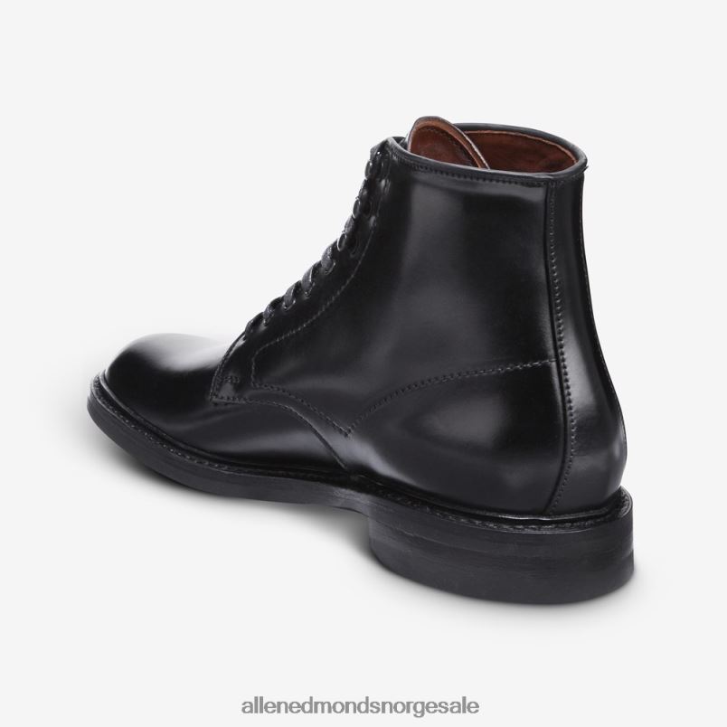 nei Allen Edmonds menn higgins mill støvel med skall cordovan skinn svart cordovan 64B6Z292