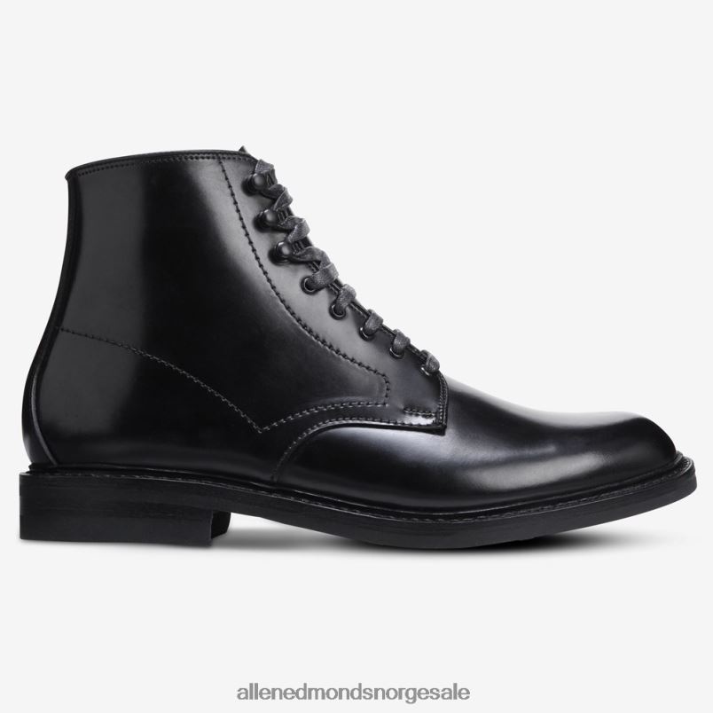 nei Allen Edmonds menn higgins mill støvel med skall cordovan skinn svart cordovan 64B6Z292