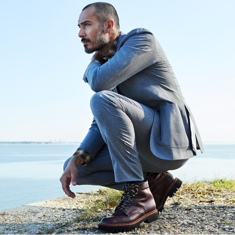 nei Allen Edmonds menn higgins mill turstøvel chili skinn 64B6Z139