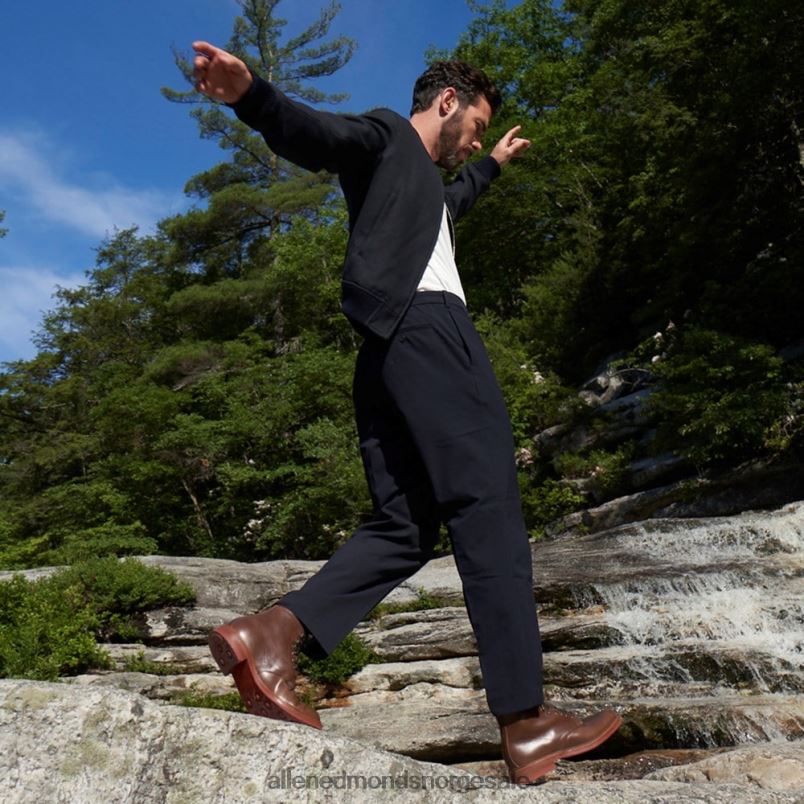 nei Allen Edmonds menn higgins mill værbestandig støvel med chromexcel-skinn naturlig chromexcel-skinn 64B6Z37