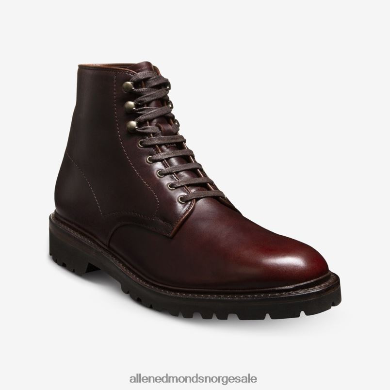 nei Allen Edmonds menn higgins mill værbestandig støvel med lugsåle burgunder 64B6Z261