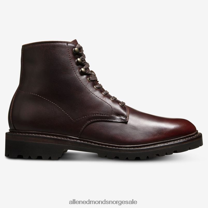 nei Allen Edmonds menn higgins mill værbestandig støvel med lugsåle burgunder 64B6Z261