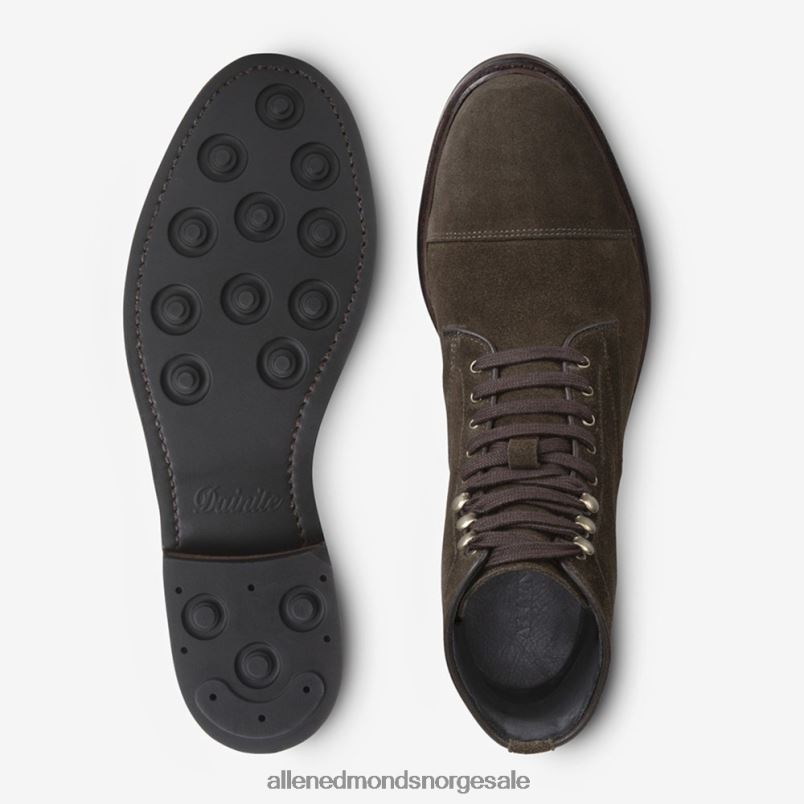 nei Allen Edmonds menn landon cap-toe støvel loden semsket skinn 64B6Z368