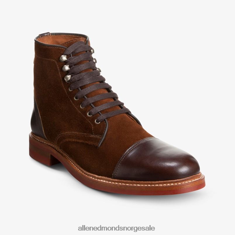 nei Allen Edmonds menn landon cap-toe støvel snus brun semsket skinn 64B6Z365