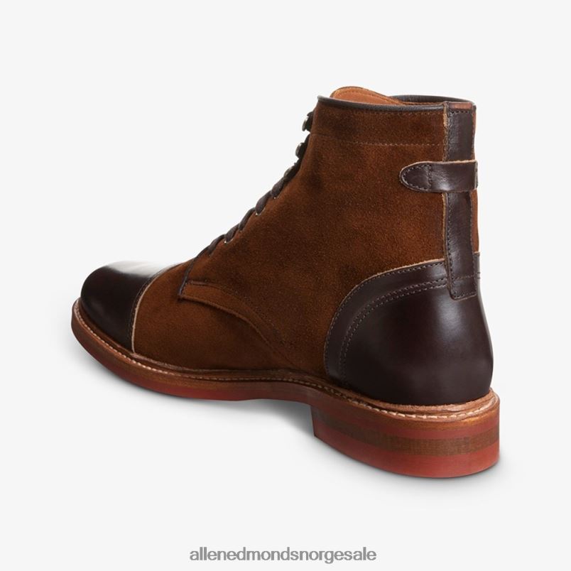 nei Allen Edmonds menn landon cap-toe støvel snus brun semsket skinn 64B6Z365
