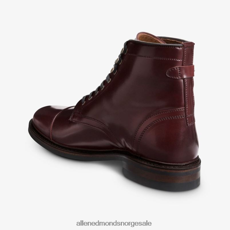 nei Allen Edmonds menn landon shell cordovan cap-toe dress boot burgunder cordovan 64B6Z337