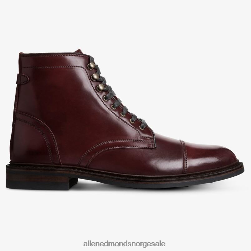 nei Allen Edmonds menn landon shell cordovan cap-toe dress boot burgunder cordovan 64B6Z337