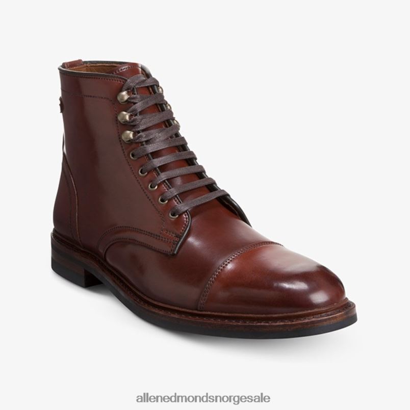nei Allen Edmonds menn landon shell cordovan cap-toe dress boot chili cordovan 64B6Z338