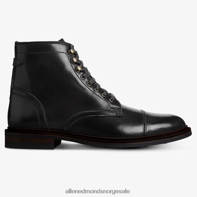 nei Allen Edmonds menn landon shell cordovan cap-toe dress boot svart cordovan 64B6Z54