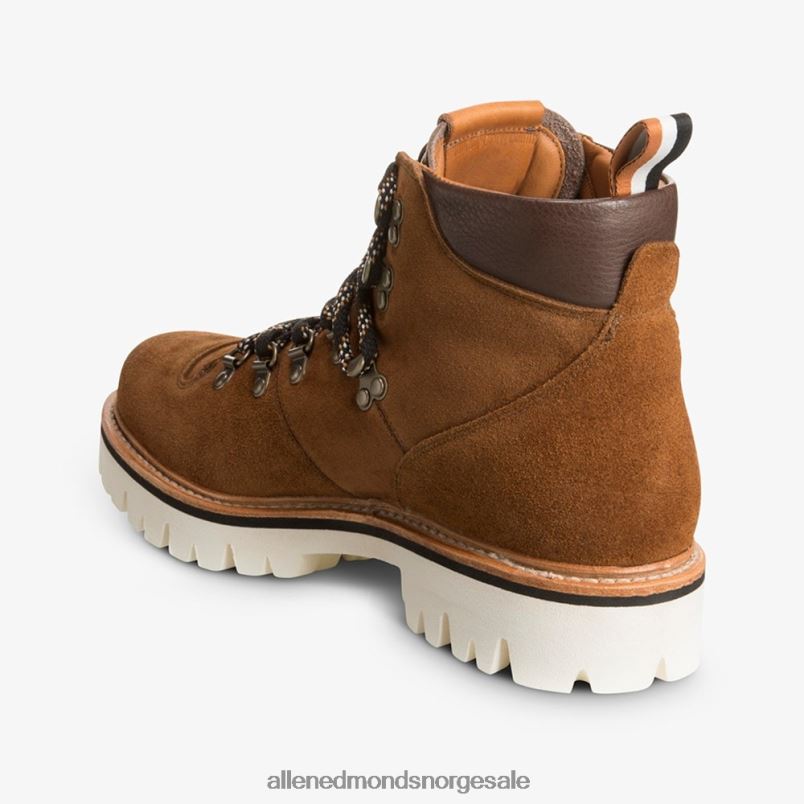 nei Allen Edmonds menn ospen semsket turgåer værbestandig luggstøvel saftbrunt semsket skinn 64B6Z118