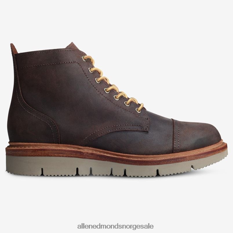nei Allen Edmonds menn park city værbestandig snørestøvel snus brun semsket skinn 64B6Z148