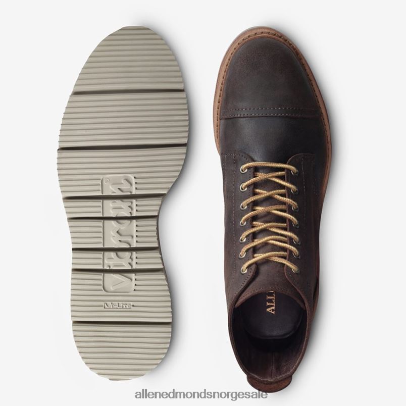 nei Allen Edmonds menn park city værbestandig snørestøvel snus brun semsket skinn 64B6Z148