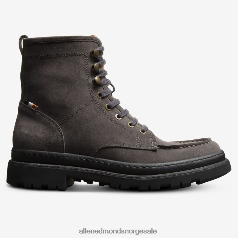 nei Allen Edmonds menn sawyer værbestandig snørestøvel grå semsket skinn 64B6Z91