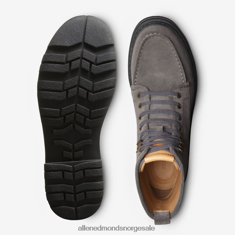 nei Allen Edmonds menn sawyer værbestandig snørestøvel grå semsket skinn 64B6Z91