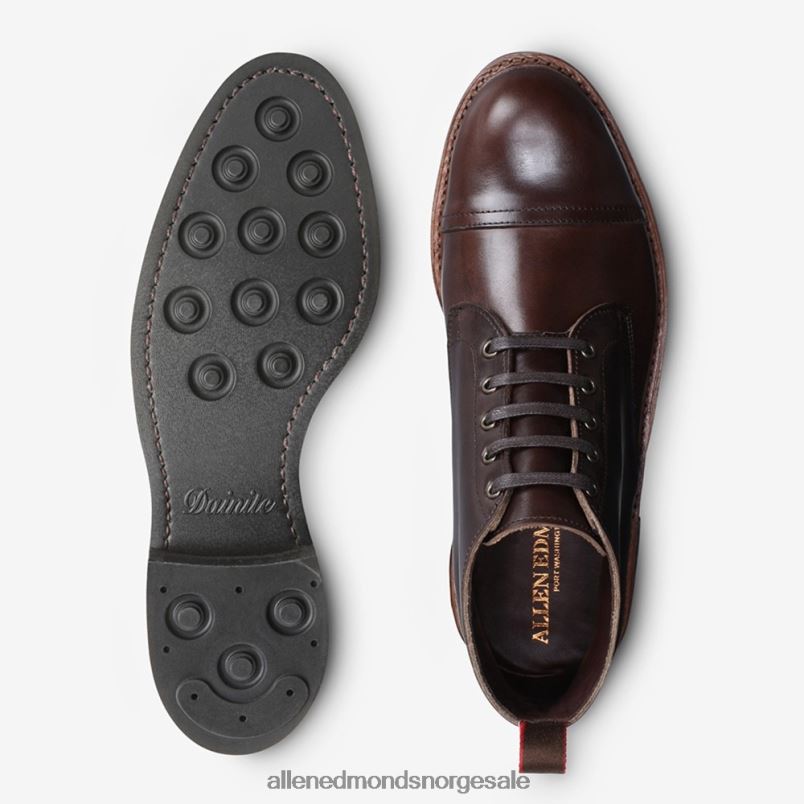 nei Allen Edmonds menn værbestandig patton-støvel brun 64B6Z58
