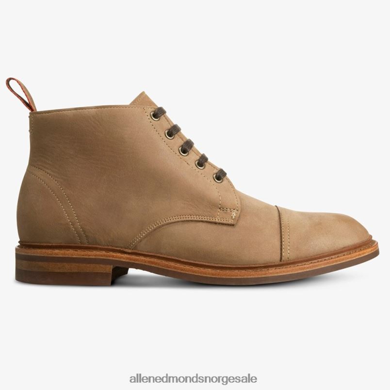 nei Allen Edmonds menn værbestandig patton-støvel tan 64B6Z132