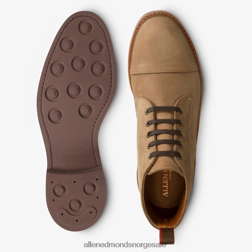 nei Allen Edmonds menn værbestandig patton-støvel tan 64B6Z132