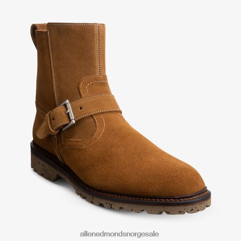 nei Allen Edmonds menn Discovery motorstøvel i semsket skinn fra Armando cabral konjakk 64B6Z129