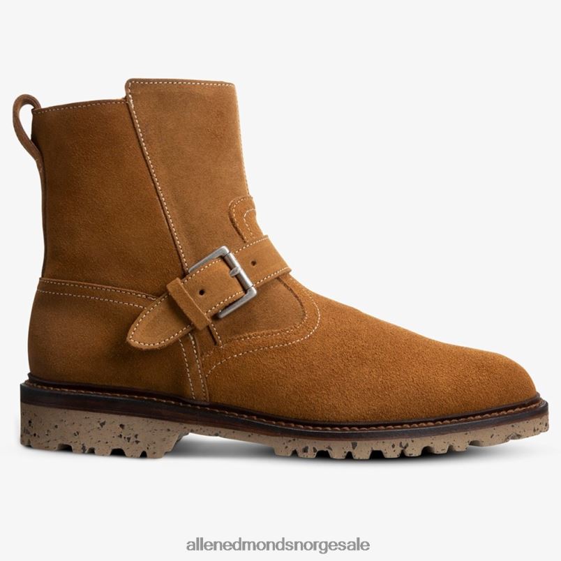 nei Allen Edmonds menn Discovery motorstøvel i semsket skinn fra Armando cabral konjakk 64B6Z129
