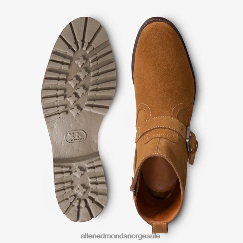 nei Allen Edmonds menn Discovery motorstøvel i semsket skinn fra Armando cabral konjakk 64B6Z129