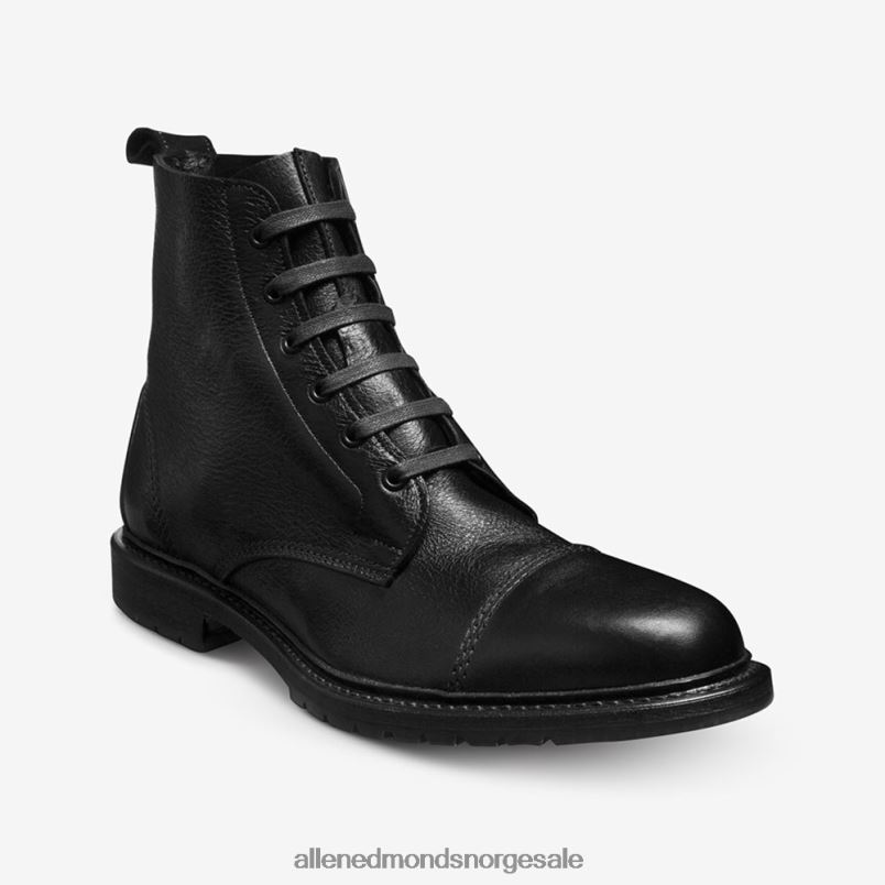 nei Allen Edmonds menn Normandy cap-toe støvler svart 64B6Z145