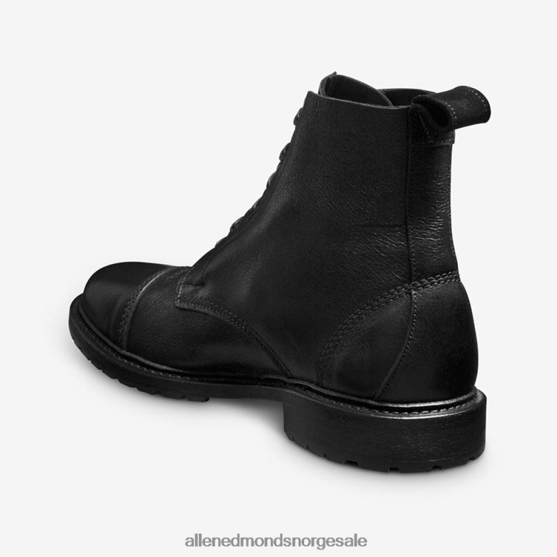 nei Allen Edmonds menn Normandy cap-toe støvler svart 64B6Z145