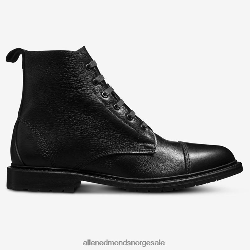 nei Allen Edmonds menn Normandy cap-toe støvler svart 64B6Z145