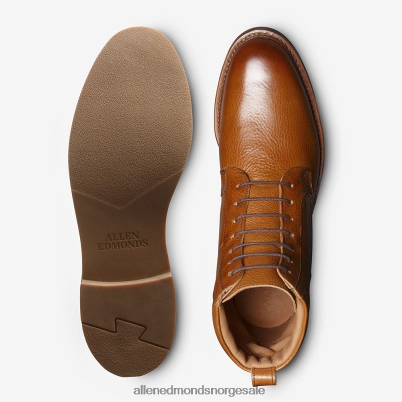 nei Allen Edmonds menn denali støvel konjakkskinn 64B6Z151