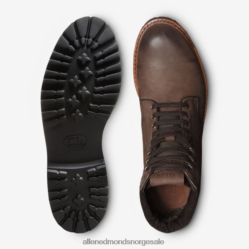 nei Allen Edmonds menn higgins mill barbour støvel brun 64B6Z76