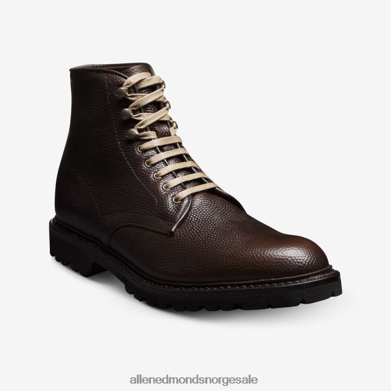 nei Allen Edmonds menn higgins mill fotball kornstøvel brun 64B6Z89