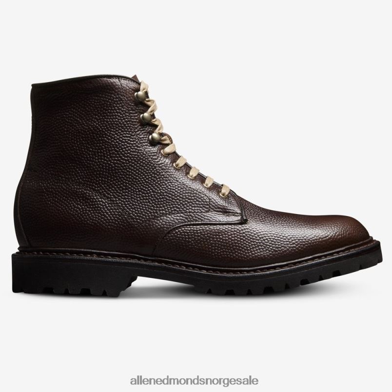 nei Allen Edmonds menn higgins mill fotball kornstøvel brun 64B6Z89