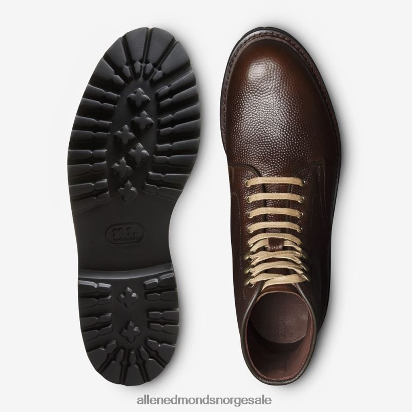nei Allen Edmonds menn higgins mill fotball kornstøvel brun 64B6Z89